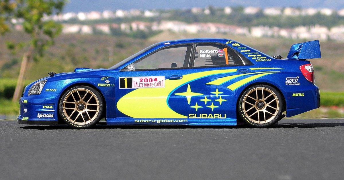 Subaru Impreza WRC 2004 Body, 200mm, WB255mm - Model HPI17505 - HPI Racing
