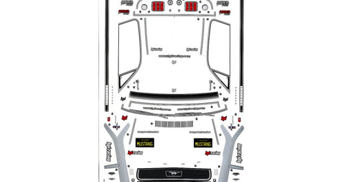 1966 Ford Mustang GT Body, 200mm - Model HPI17519 - HPI Racing