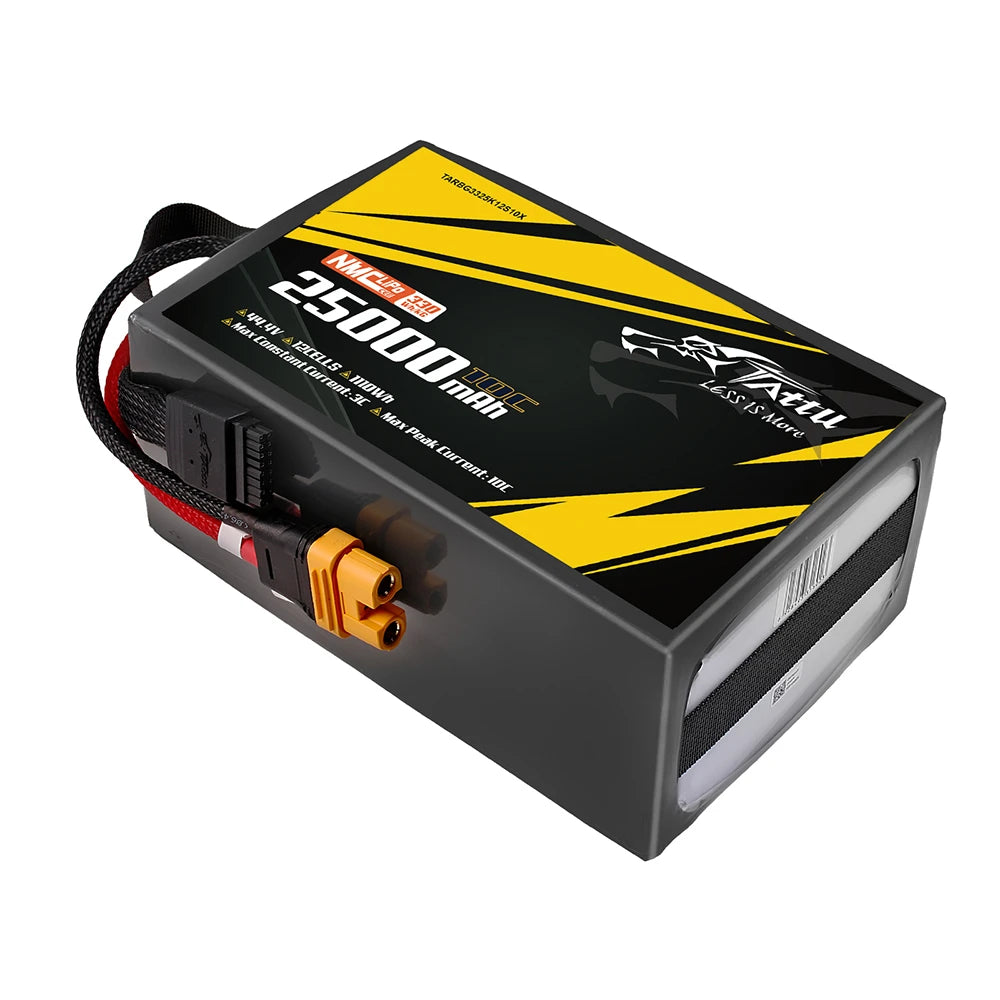 Tattu 25000mAh 12S 10C 44.4V Lipo Battery | AS150U-F Plug | Semi-solid