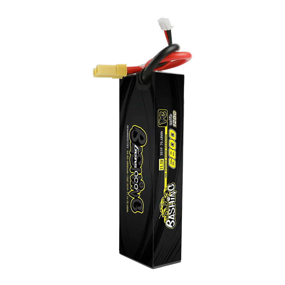 Gens ace 6800mAh 3S 120C 11.1V Lipo Battery | Hardcase | EC5 Plug | Bashing Pro (Non-G-Tech)