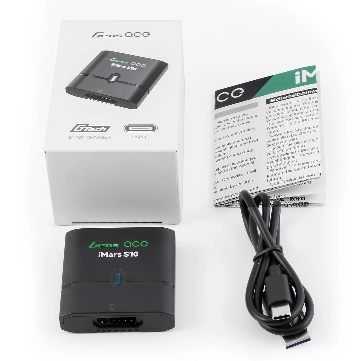 Gens ace iMars S10 Smart Charger | DC 10W | 0.8A | 2-3S