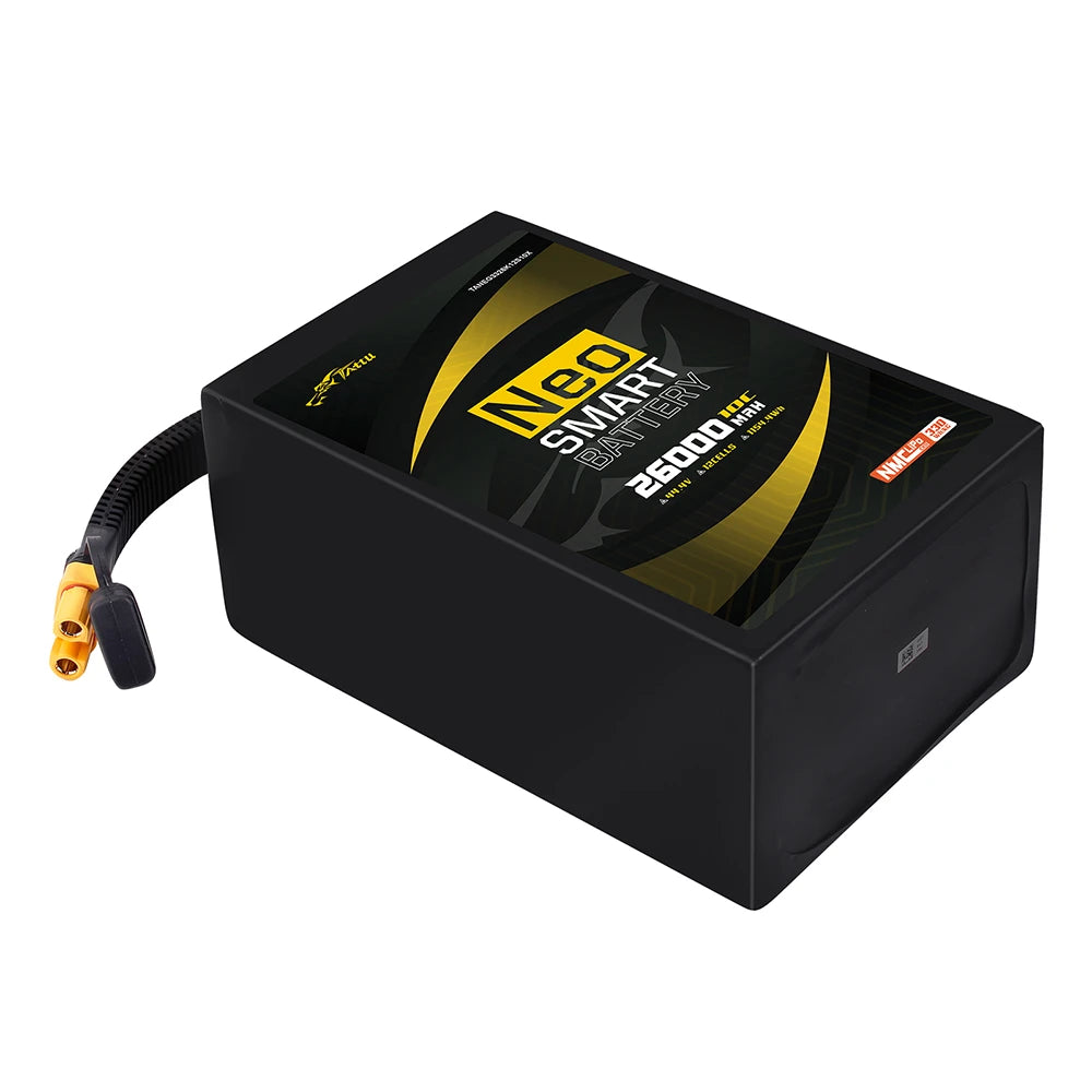 Tattu 26000mAh 12S 10C 44.4V Smart Lipo Battery | AS150U-F Plug | NEO Compact