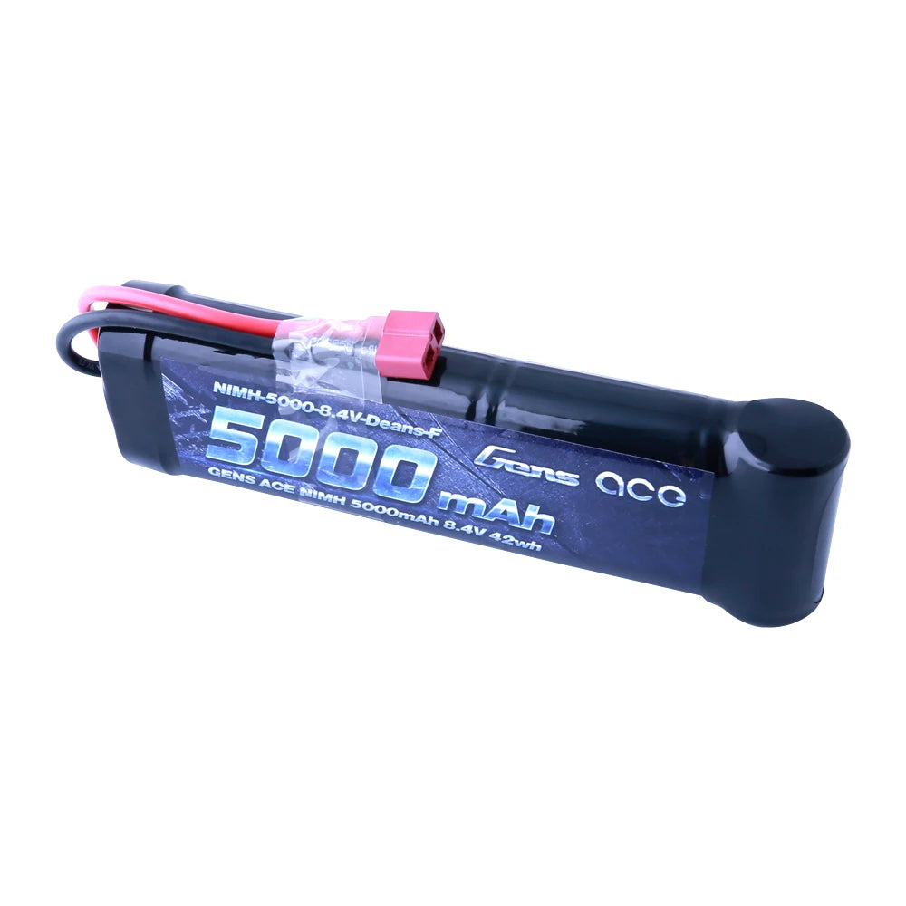 Gens ace 5000mAh 7S 8.4V Flat Battery | Deans Plug | NiMH