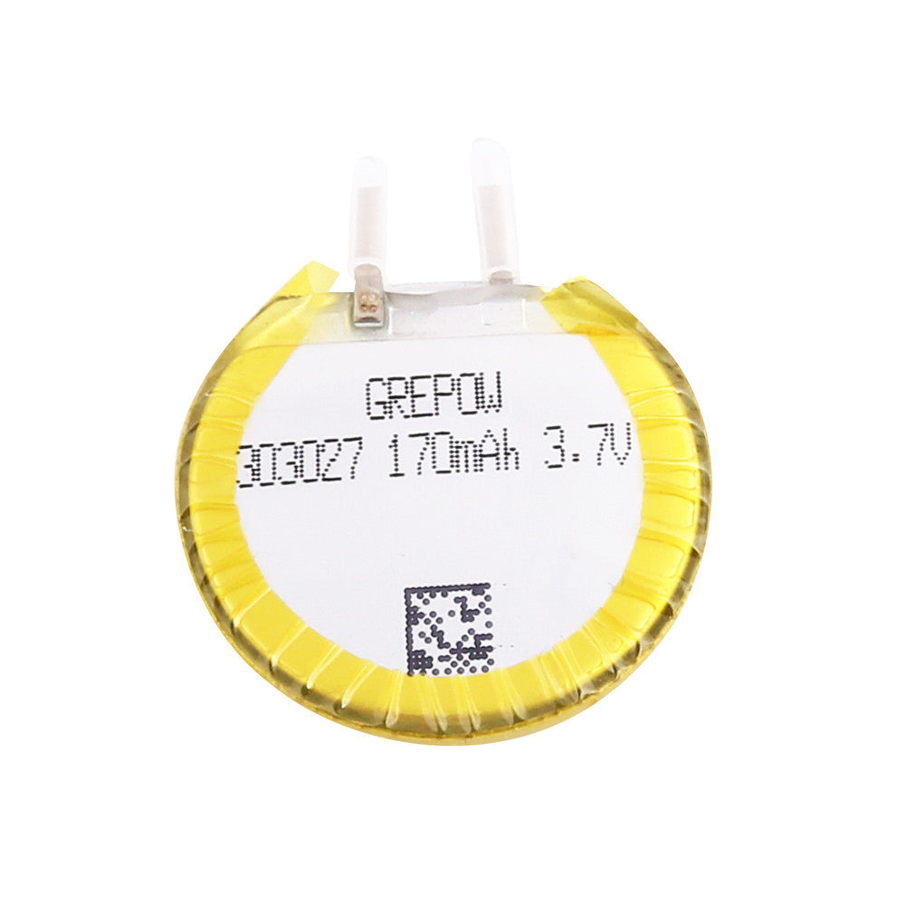 Grepow 3.7V 170mAh LiPo Round Shaped Battery 3030027