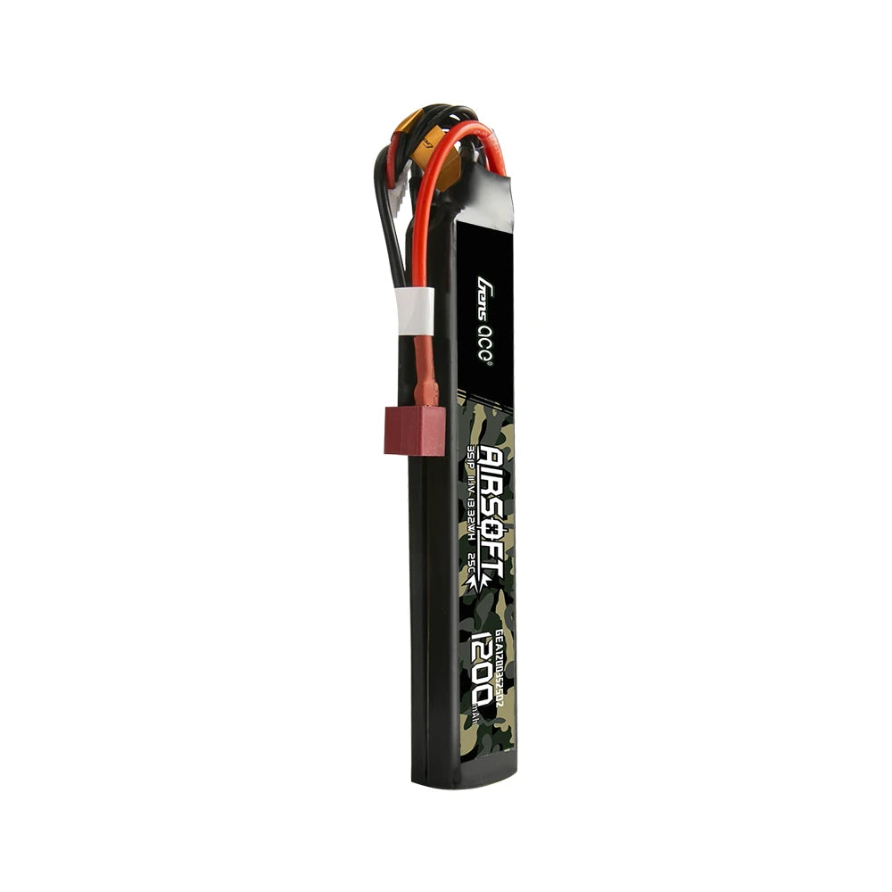 Gens ace 1200mAh 3S 25C 11.1V Lipo Battery | Deans Plug | Airsoft