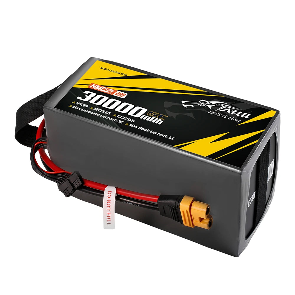 Tattu 30000mAh 12S 10C 44.4V Lipo Battery | AS150U Plug | Semi-solid