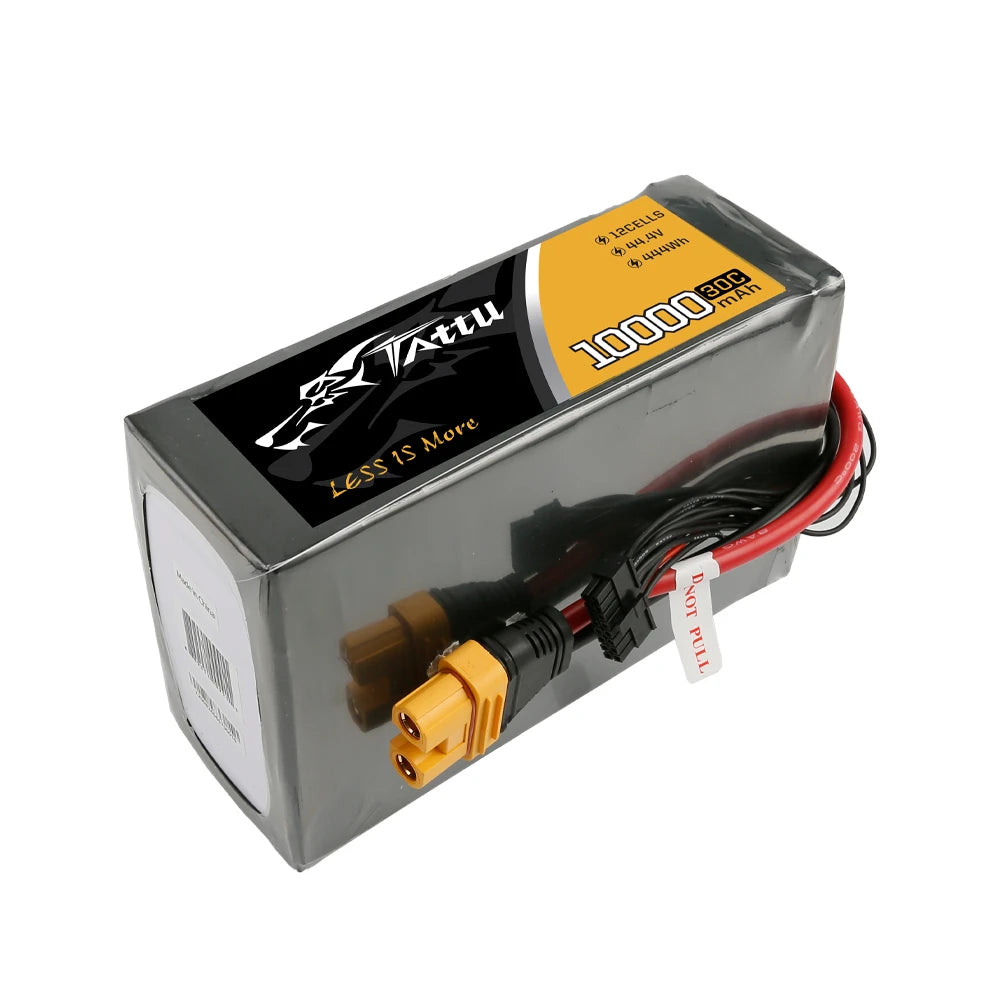 Tattu 10000mAh 12S 30C 44.4V Lipo Battery | AS150U Plug | UAV Classic