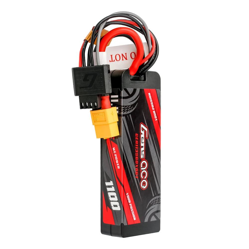 Gens ace 1100mAh 3S 60C 11.1V Lipo Battery | Hardcase | XT60 Plug | Car Classic