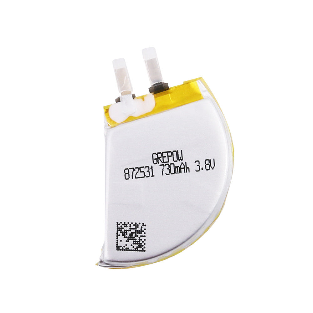 Grepow 3.8V 730mAh LiPo Fan Type Shaped Battery 8725031