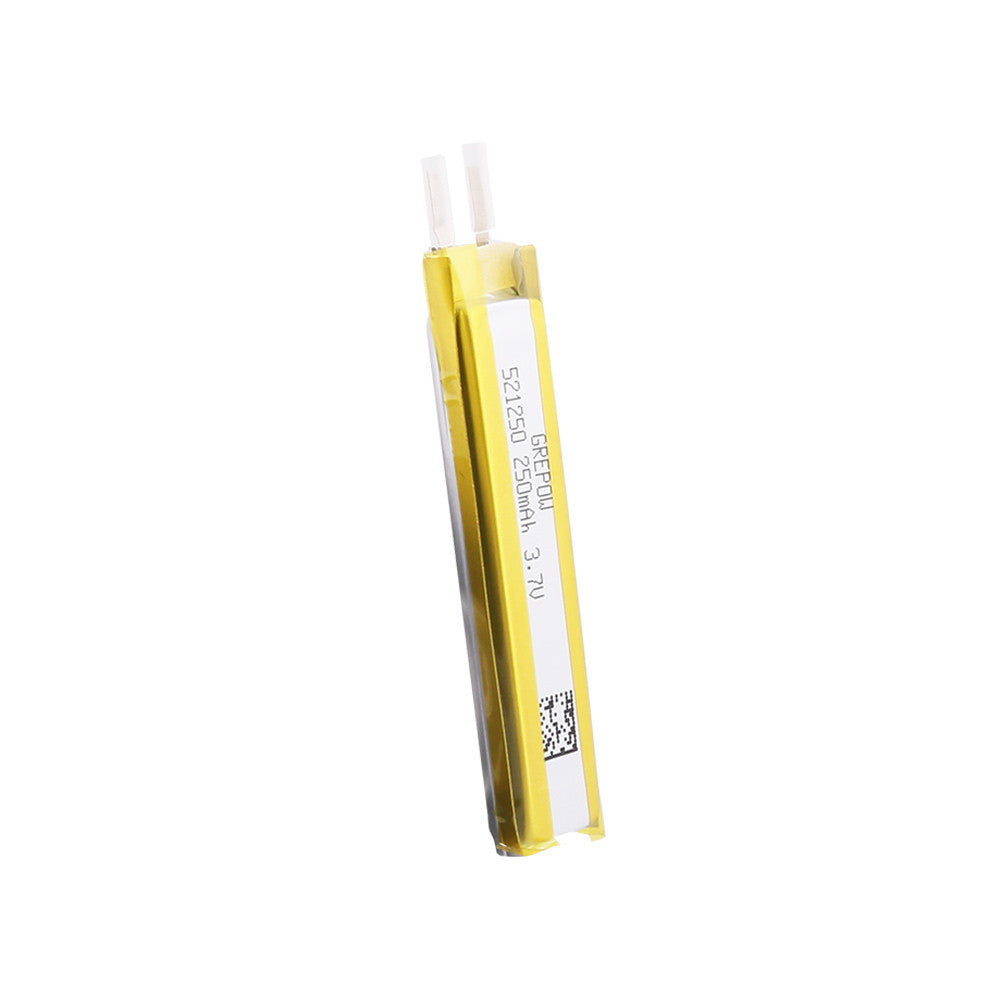 Grepow 3.7V 250mAh 1S LiPo Rectangle Shaped Battery 5212050