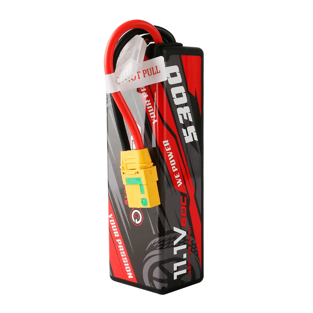Gens ace 5300mAh 3S 60C 11.1V Lipo Battery | Hardcase | XT90 Plug | Car Classic (Non-G-Tech)