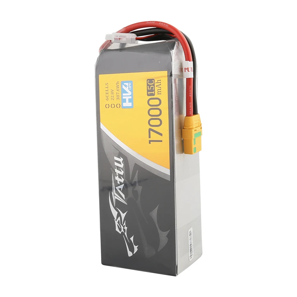 Tattu 17000mAh 6S 15C 22.8V(HV) Lipo Battery | XT90-S Plug | UAV Classic