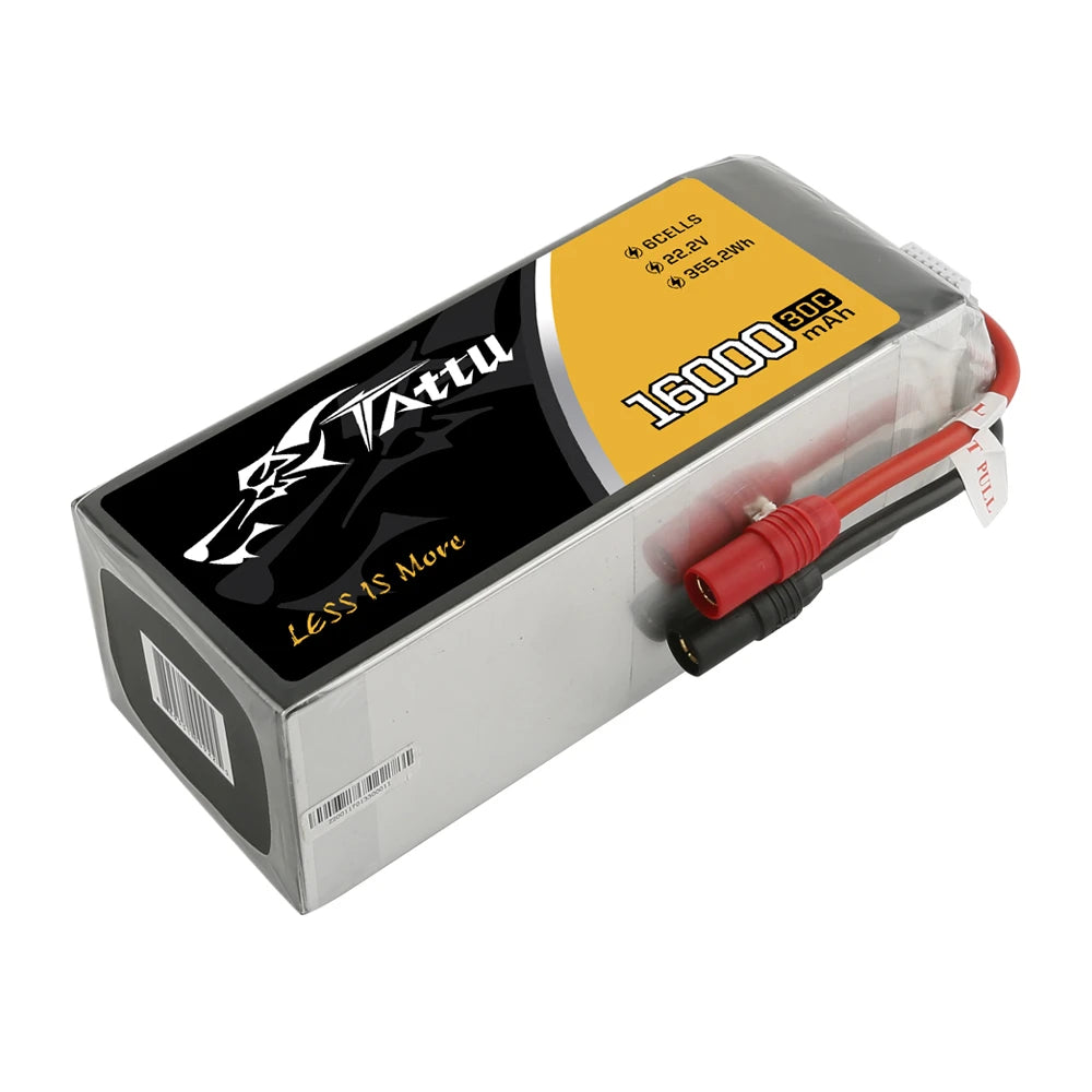 Tattu 16000mAh 6S 30C 22.2V Lipo Battery | AS150 Plug | UAV Classic