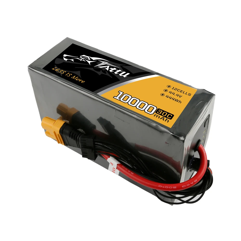 Tattu 10000mAh 12S 30C 44.4V Lipo Battery | AS150U Plug | UAV Classic