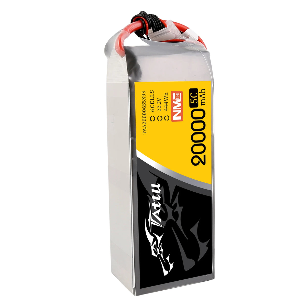 Tattu 20000mAh 6S 5C 22.2V Lipo Battery | XT90-S Plug | Semi-solid