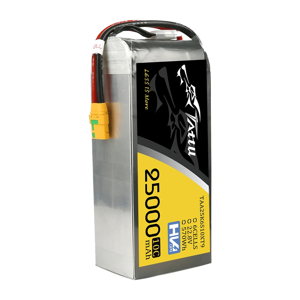 Tattu 25000mAh 6S 10C 22.8V(HV) Lipo Battery | XT90-S Plug | UAV Classic
