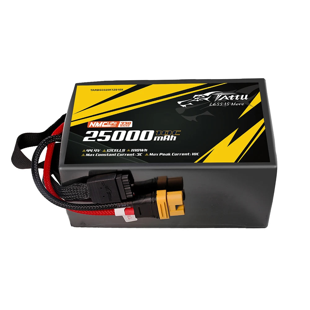 Tattu 25000mAh 12S 10C 44.4V Lipo Battery | AS150U-F Plug | Semi-solid