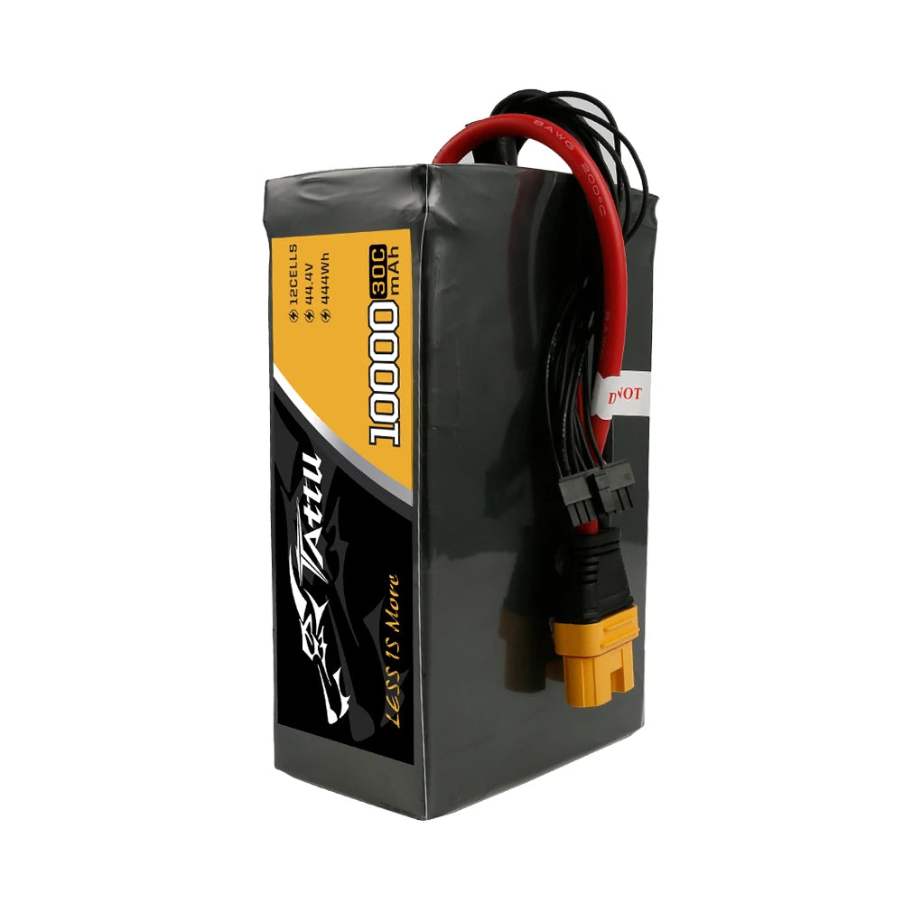Tattu 10000mAh 12S 30C 44.4V Lipo Battery | AS150U Plug | UAV Classic