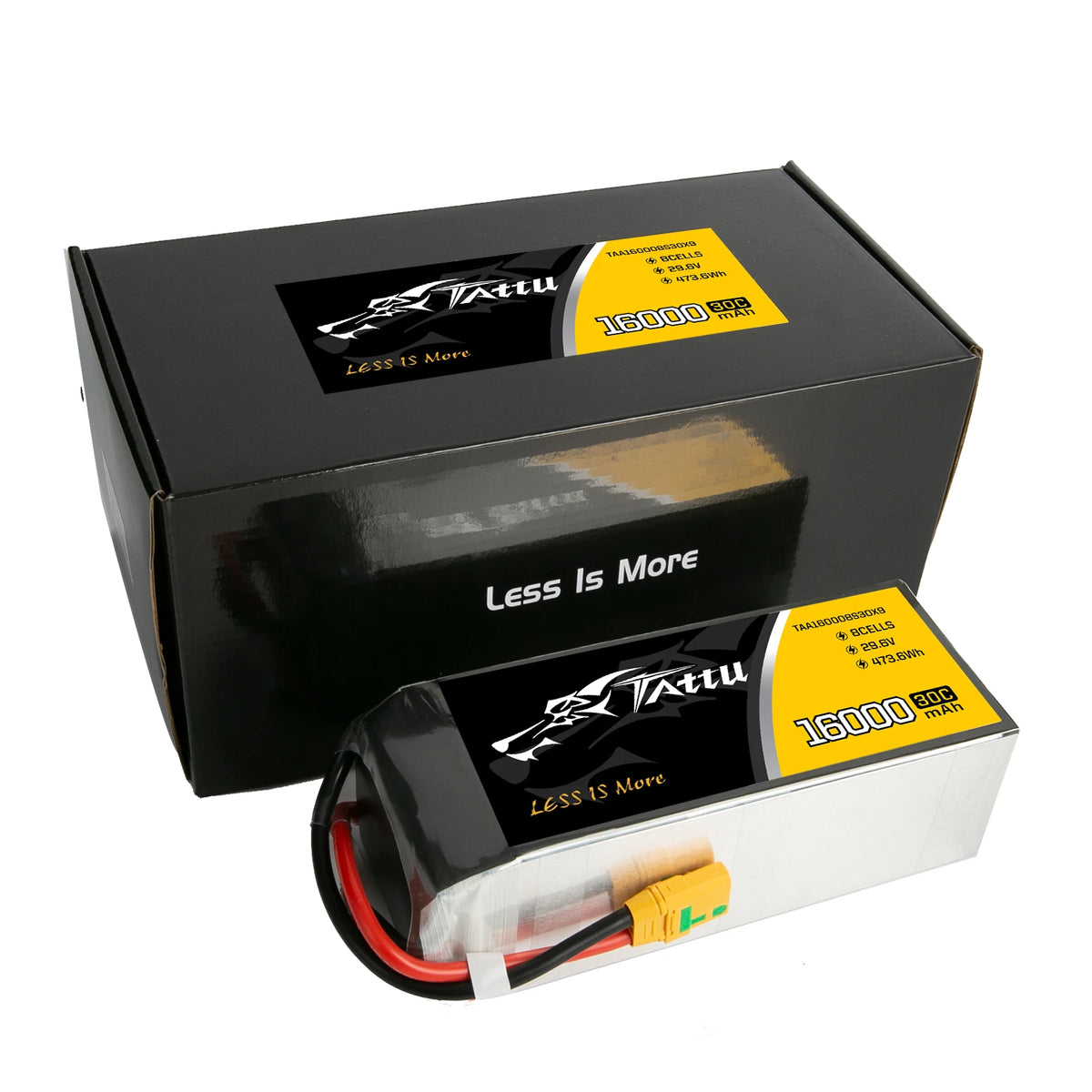 Tattu 16000mAh 8S 30C 29.6V Lipo Battery | XT90-S Plug | UAV Classic
