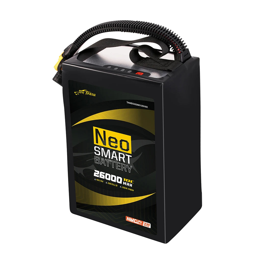 Tattu 26000mAh 12S 10C 44.4V Smart Lipo Battery | AS150U-F Plug | NEO Compact