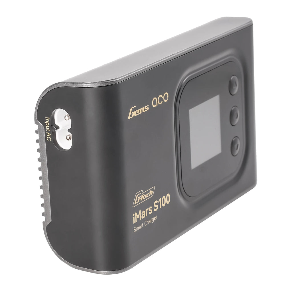 Gens ace iMars S100 Smart Charger | AC 100W | 10A | 2-6S | Black