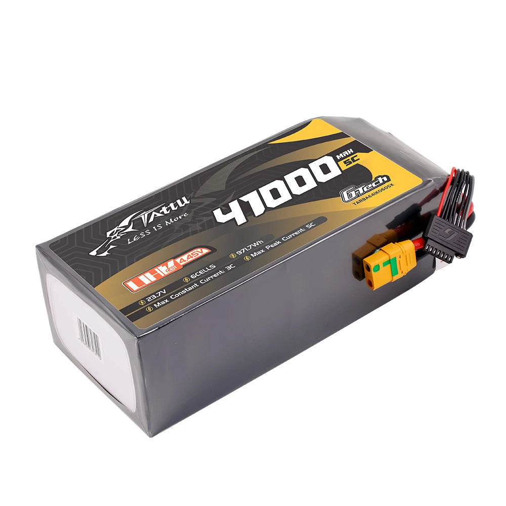 Tattu 41000mAh 6S 5C 23.7V(UHV) Lipo Battery | QS8 Plug | UAV Classic