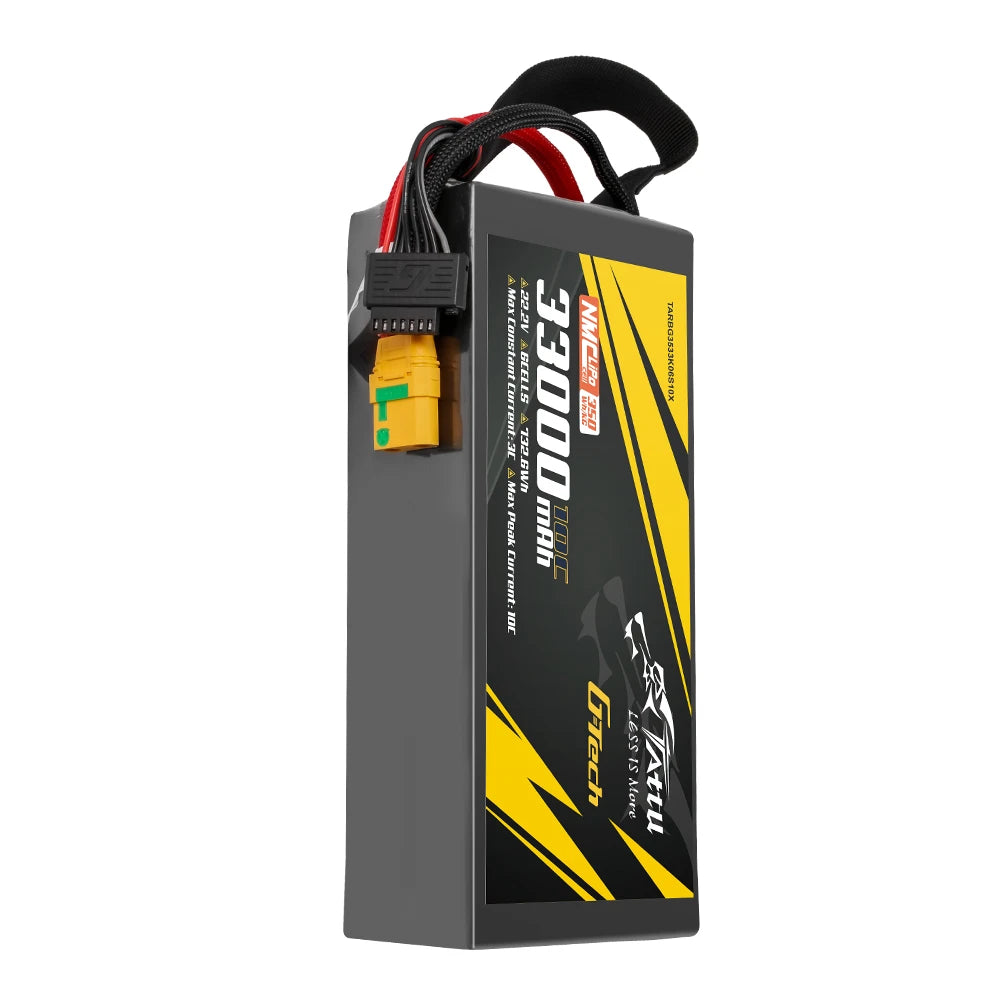 Tattu 33000mAh 6S 10C 22.2V Lipo Battery | XT90-S Plug | Semi-solid (350Wh/kg)