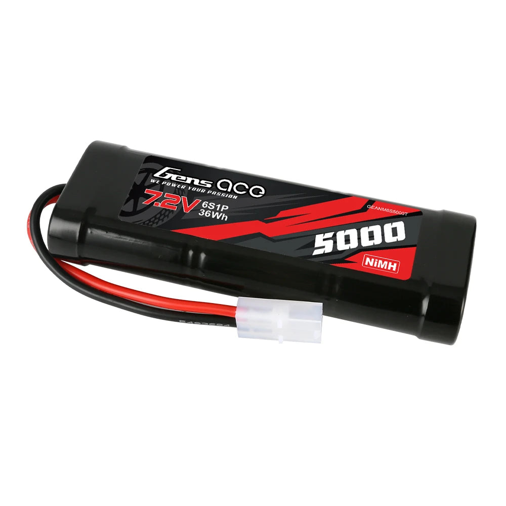 Gens ace 5000mAh 6S 7.2V Battery | Tamiya Plug | NiMH