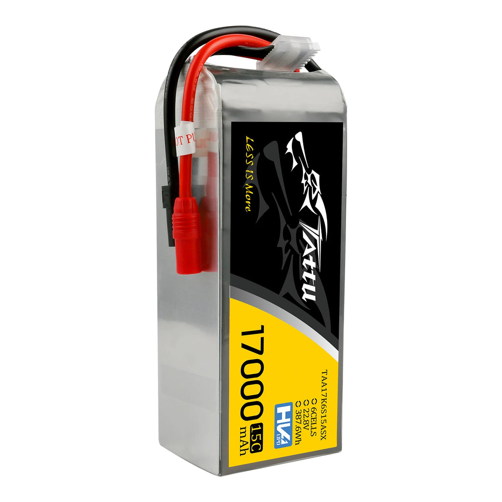 Tattu 17000mAh 6S 15C 22.8V(HV) Lipo Battery | AS150+XT150 | UAV Classic