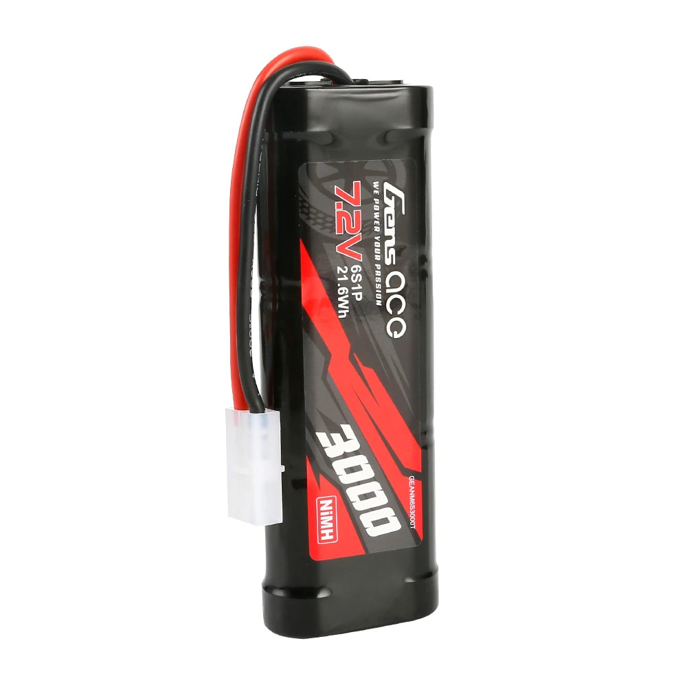Gens ace 3000mAh 6S 7.2V Battery | Tamiya Plug | NiMH