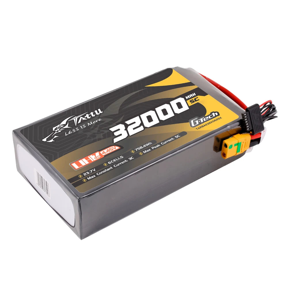 Tattu 32000mAh 6S 5C 23.7V(UHV) Lipo Battery | XT90S-F Plug | UAV Classic