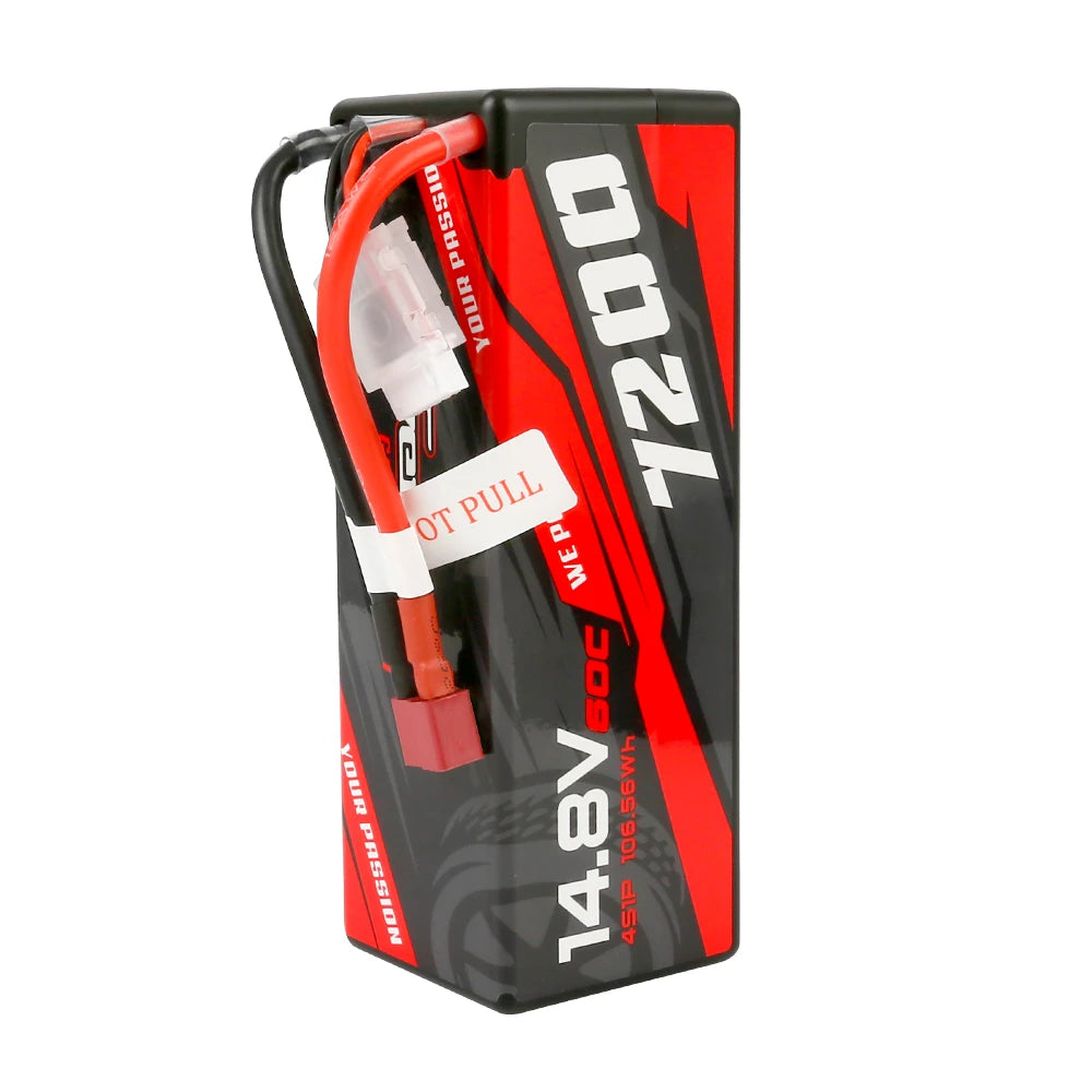 Gens ace 7200mAh 4S 60C 14.8V Lipo Battery | Hardcase | Deans Plug | Car Classic (Non-G-Tech)
