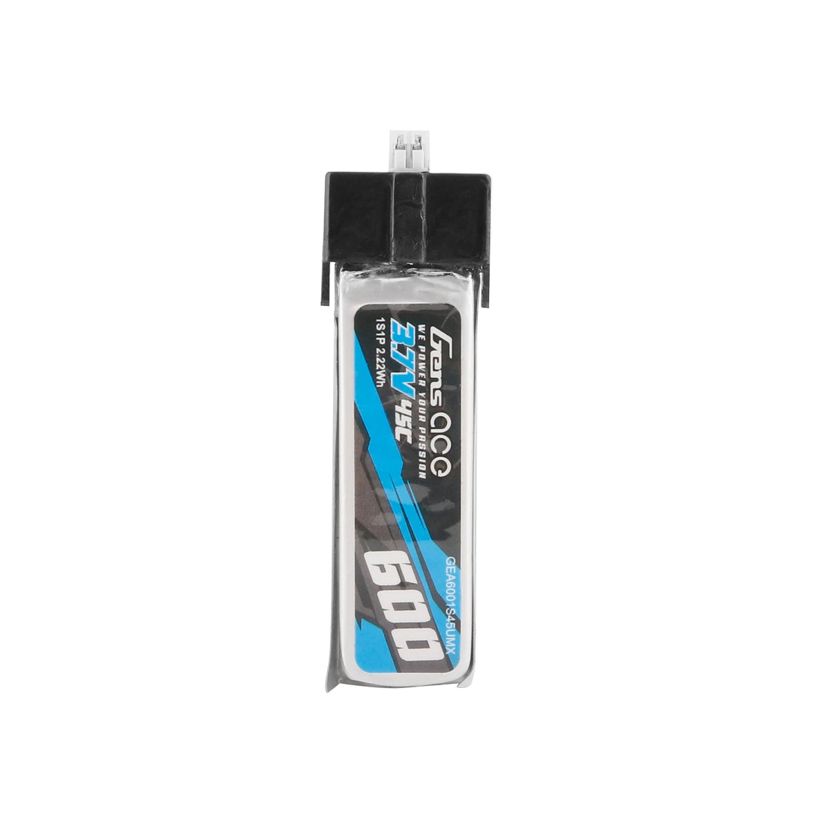 Gens ace 600mAh 1S 45C 3.7V Lipo Battery | JST-PHR Plug | Air Classic