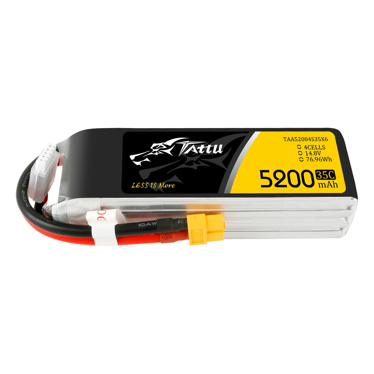 Tattu 5200mAh 4S 35C 14.8V Lipo Battery | XT60 Plug | UAV Classic