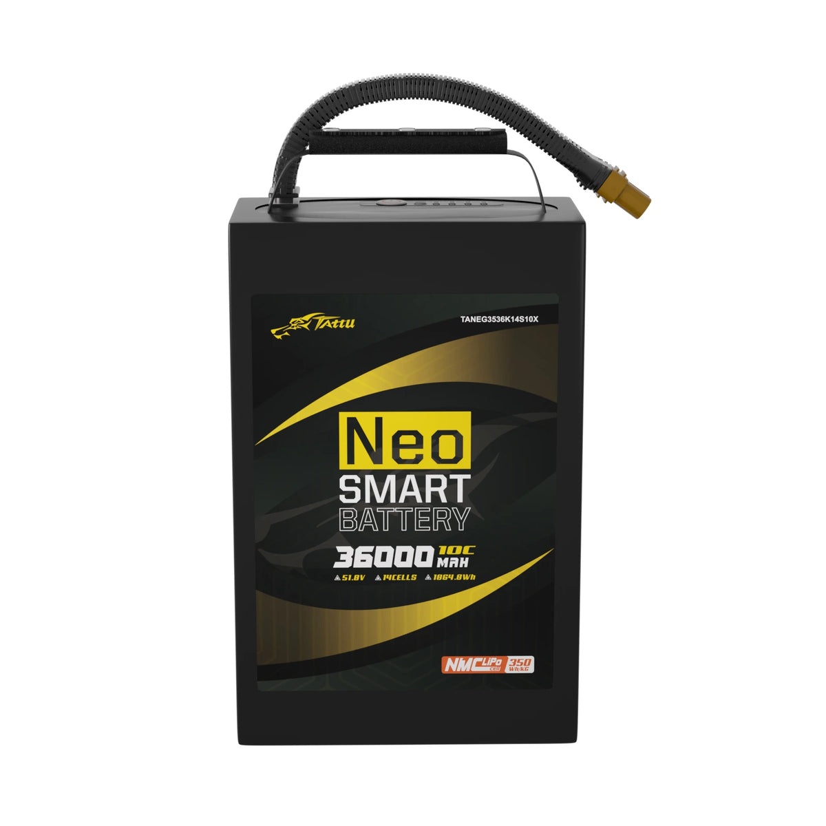 Tattu 36000mAh 14S 10C 51.8V Smart Lipo Battery | AS150U-F Plug | NEO Compact