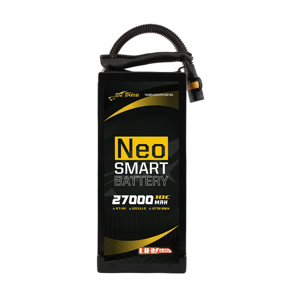 Tattu 27000mAh 12S 10C 47.4V(UHV) Smart Lipo Battery | AS150U-F Plug | NEO Compact
