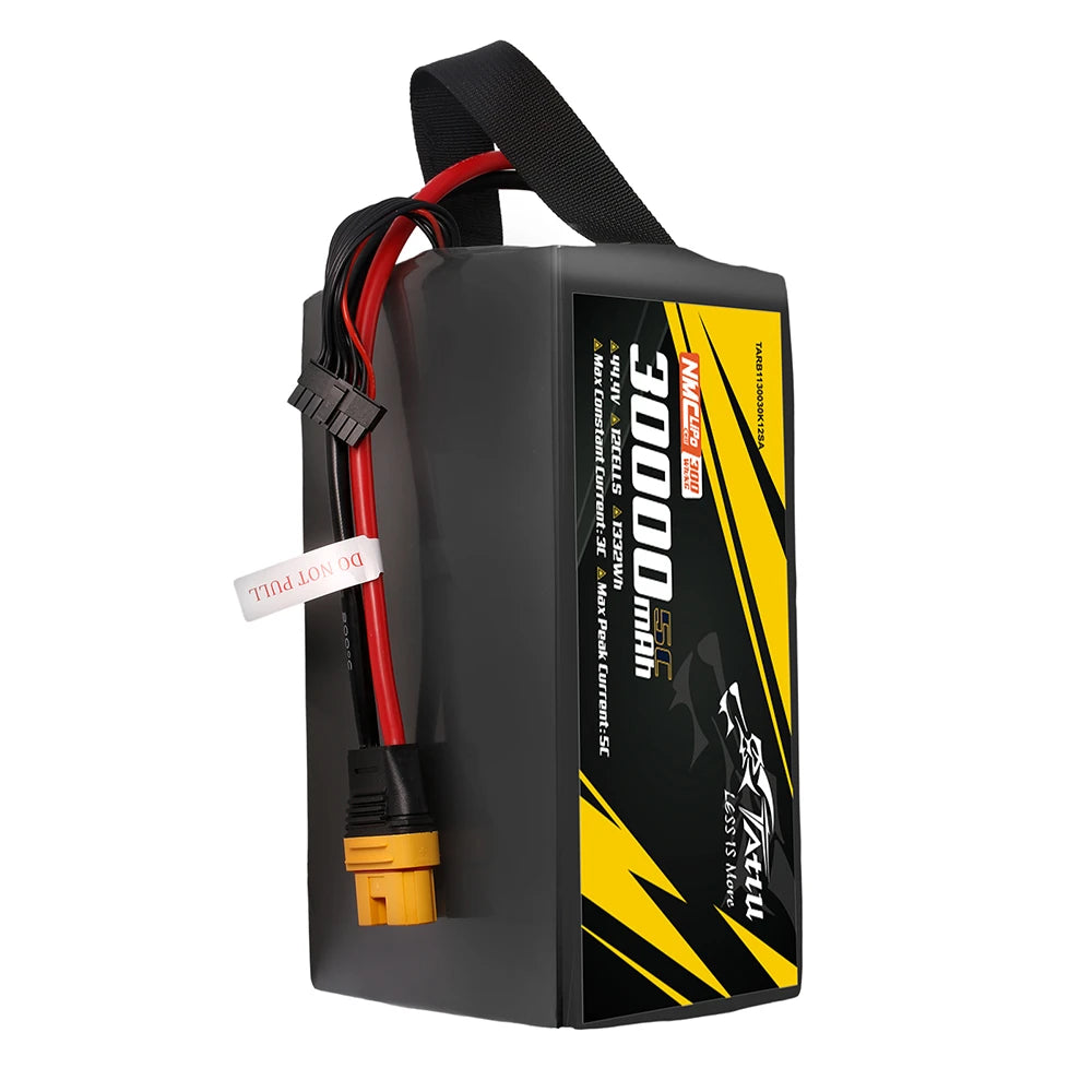 Tattu 30000mAh 12S 10C 44.4V Lipo Battery | AS150U Plug | Semi-solid