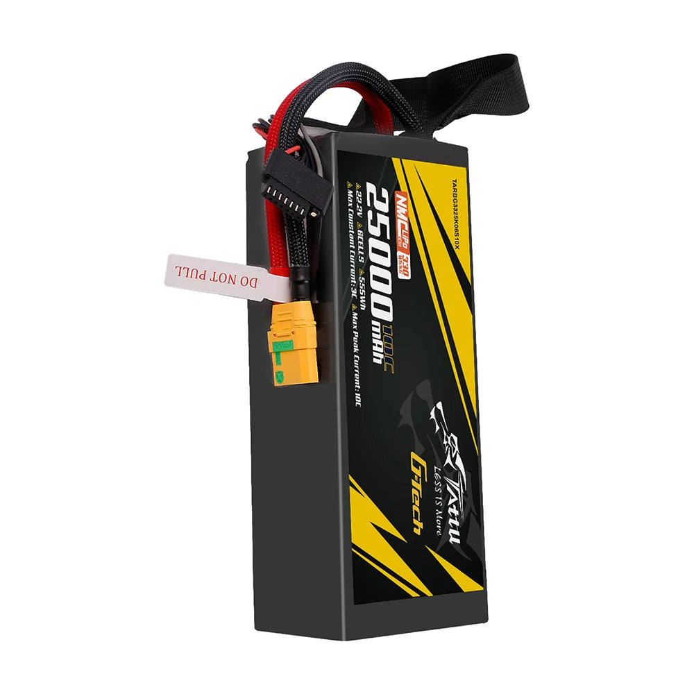 Tattu 25000mAh 6S 10C 22.2V Lipo Battery | XT90-S Plug | Semi-solid