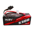 Gens ace 5300mAh 4S 60C 14.8V Lipo Battery | Hardcase | Deans Plug | Car Classic