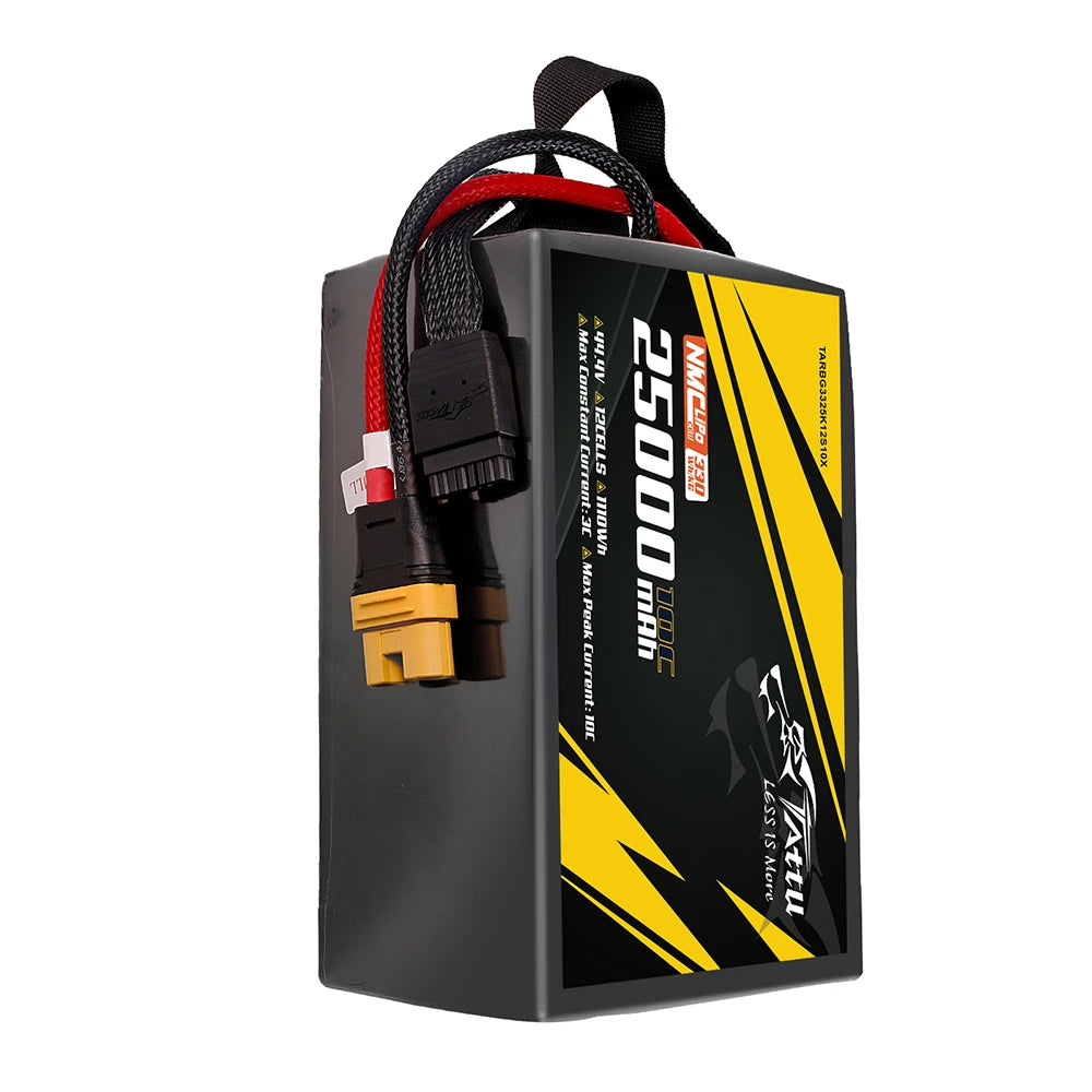 Tattu 25000mAh 12S 10C 44.4V Lipo Battery | AS150U-F Plug | Semi-solid