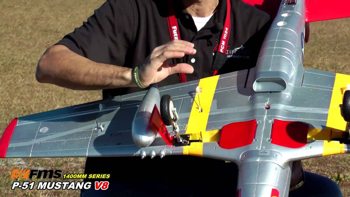 FMS 1450mm P-51D Red Tail V8 PNP