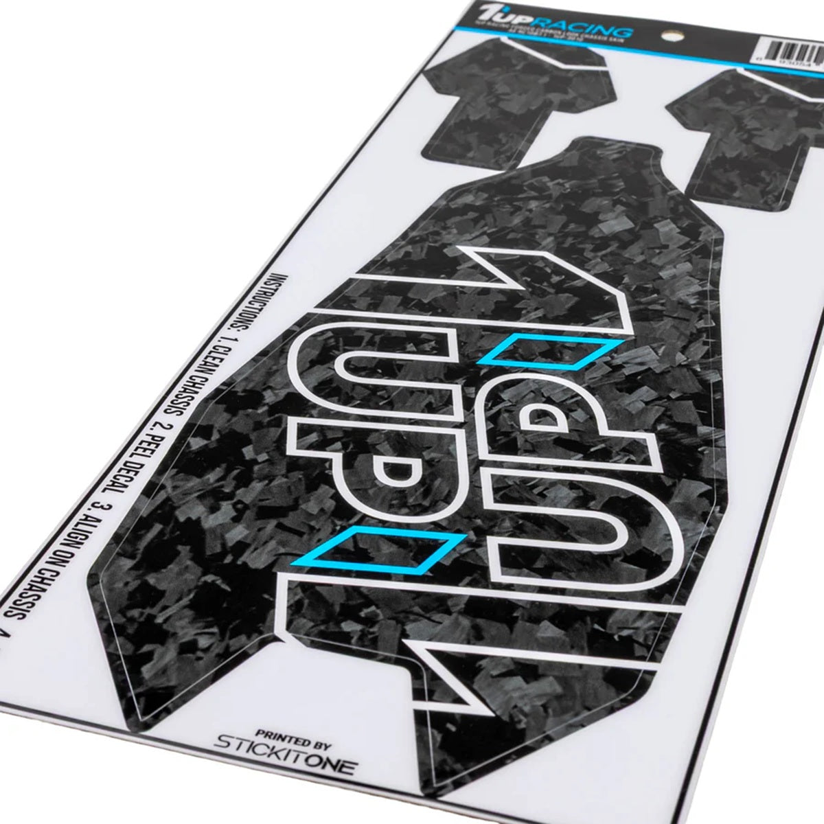 Forged Carbon Look Chassis Skin - AE RC10B7.1