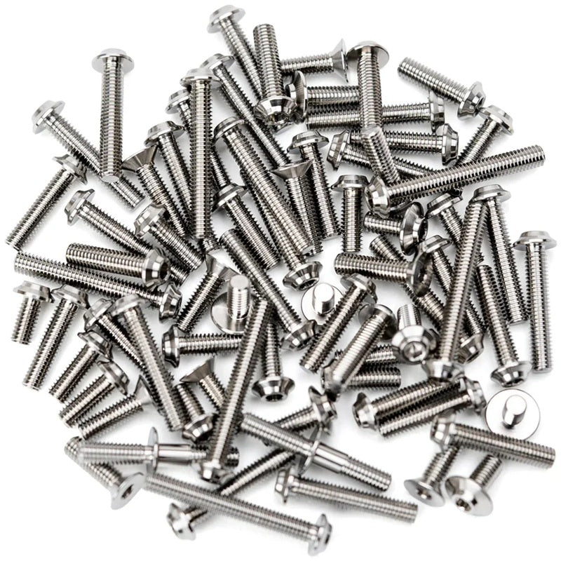 Pro Duty Titanium Upper Screw Set - AE RC28 - 36pcs