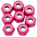 7075 Aluminum Locknuts, M3, Hot Pink, 8pcs