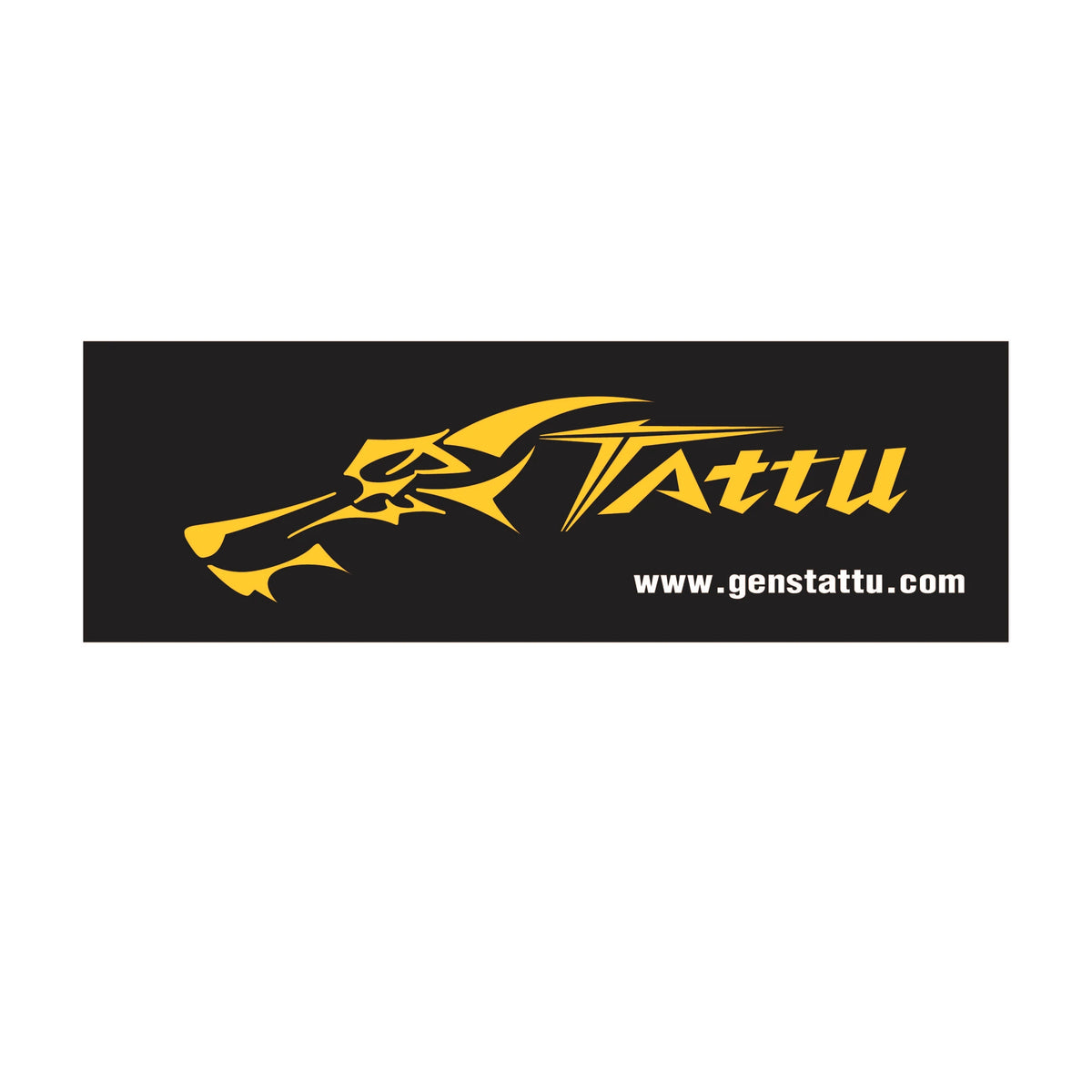 Tattu Banner Black and Yellow