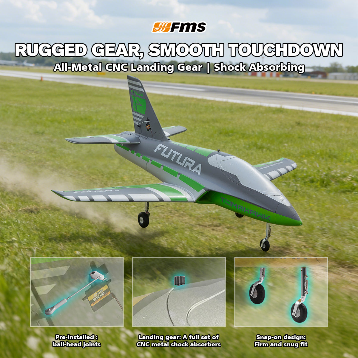 FMS EDF Jet 64mm Futura PNP