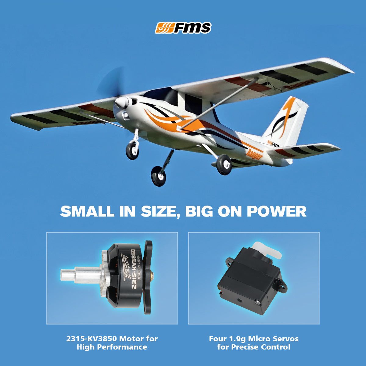 FMS 850mm (33.4") Ranger with Reflex V3, PNP / RTF