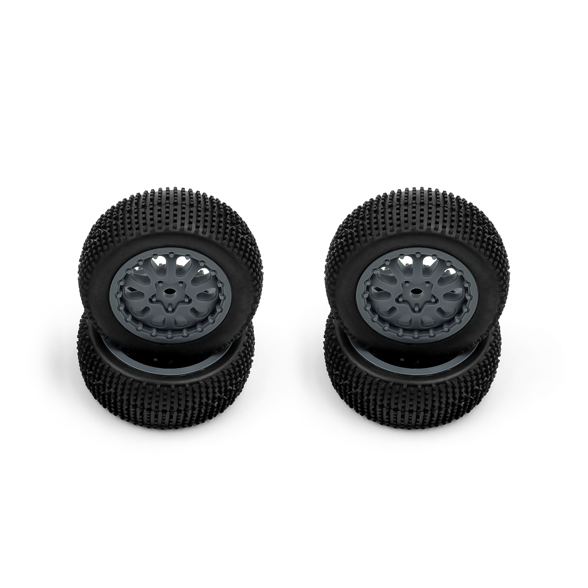 Sidepin Tire Set, Grey, Mounted, Speck SCT