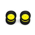 Sidepin Tire Set, Yellow, Mounted, Speck SCT