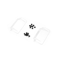 Clear rear wing (2pcs)